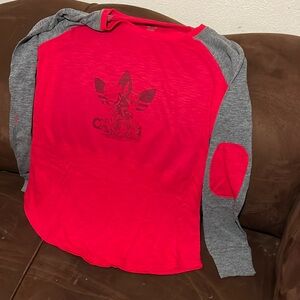 Ladies comfy long sleeve cotton/poly shirt size medium